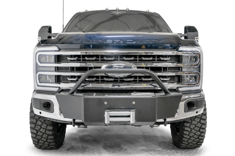 Fab Fours FS23-N5960-1 Ford F250/F350 Superduty 2023-2024 Winch Mount Front Bumper Large Frame