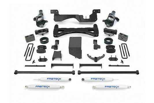 Fab Tech K1014 Chevy Silverado 2500HD/3500HD 2001-2010 6" Performance System with Performance Shocks