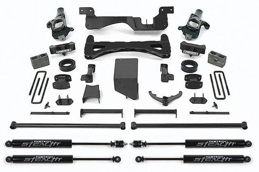 Fab Tech K1014M GMC Sierra 2500HD/3500HD 2001-2010 6" Performance System with Stealth Shocks