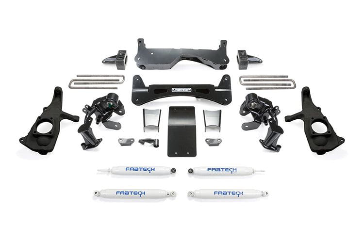 Fab Tech K1046 Chevy Silverado 2500HD/3500HD 2011-2018 6" RTS System with Performance Shocks