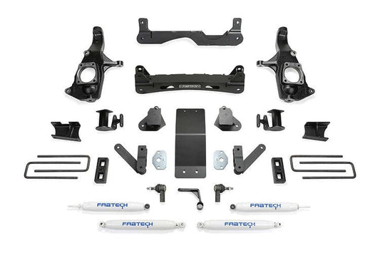 Fab Tech K1121 Chevy Silverado 2500HD/3500HD 2011-2018 4" Performance System with Performance Shocks