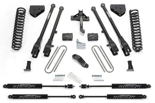 Fab Tech K2120M 2008-2016 Ford F250 Super Duty 6" 4 Link System with Stealth Shocks