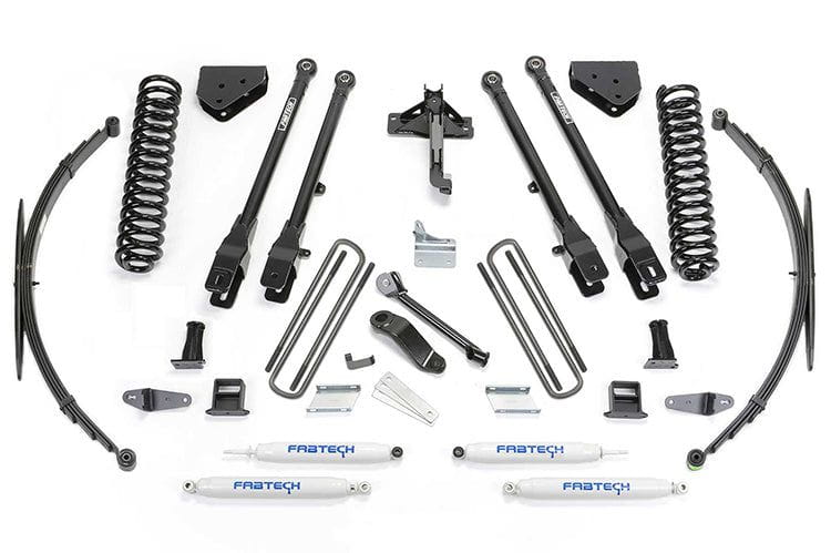 Fab Tech K2129 2008-2016 Ford F250/F350/F450 Super Duty 8" 4 Link System with Performance Shocks