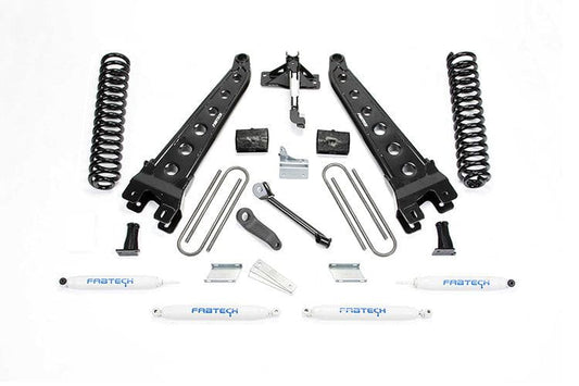 Fab Tech K2211 2008-2016 Ford F250/F350 Super Duty 4" Radius Arm System with Performance Shocks