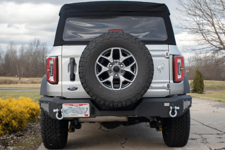 Bronco Rear Fishbone Offroad Ford Bronco 2022-2024 Rear Bumper Steelhead FB22360 ...