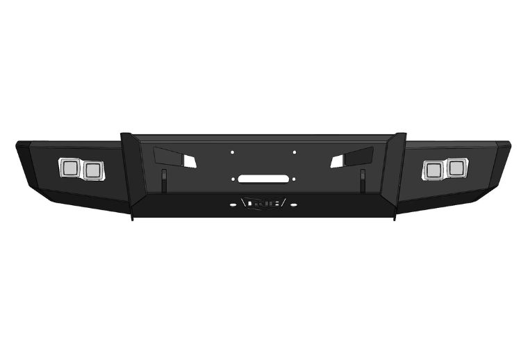 Flog Industries FIFS-D2535-2019+F-s 2019-2024 Dodge Ram 2500/3500 Frontier Series Front Winch Bumper Base with Sensors
