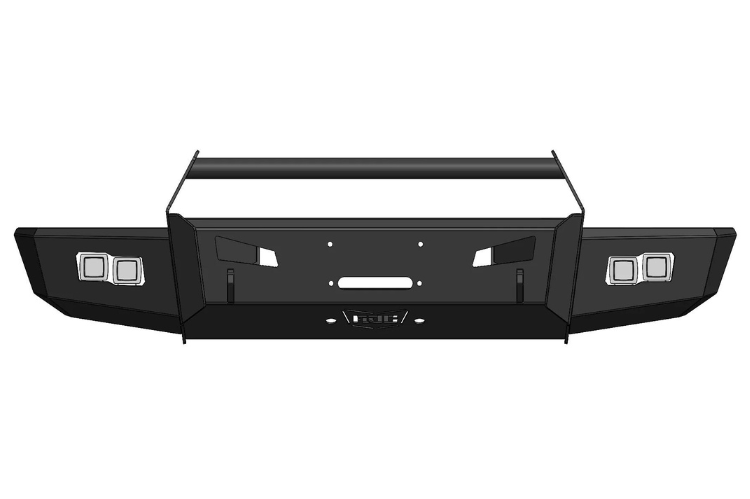 Flog Industries FIFS-F2555-2327F-BB 2023-2027 Ford F250/F350 Superduty Frontier Series Front Winch Bumper Bull Bar