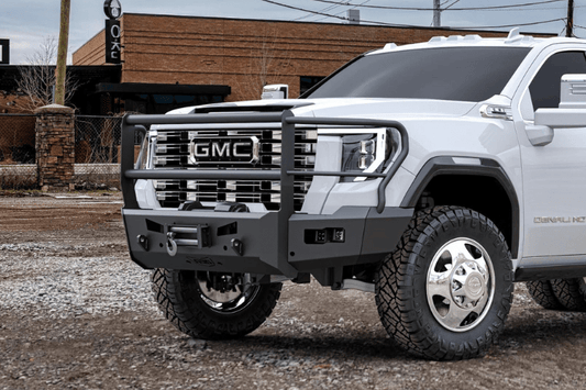 Flog Industries FIFS-G2535-2428F-FG 2024-2028 GMC Sierra 2500/3500 Frontier Series Front Winch Bumper Full Guard