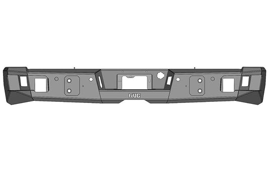 Flog Industries FIDS-C2535-2428R 2024 Chevy Silverado 2500/3500 Demon Series Rear Bumper