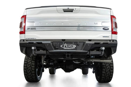 ADD Black Label rear bumper R190020NA0103 for 2024-2026 Ford F150 durable black rear bumper by Addictive Desert Designs