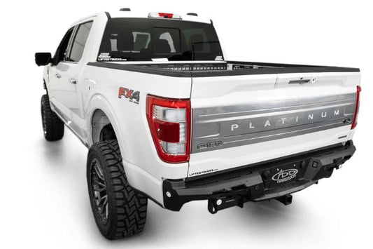 ADD Black Label rear bumper R190020NA0103 for 2024-2026 Ford F150 durable black rear bumper by Addictive Desert Designs