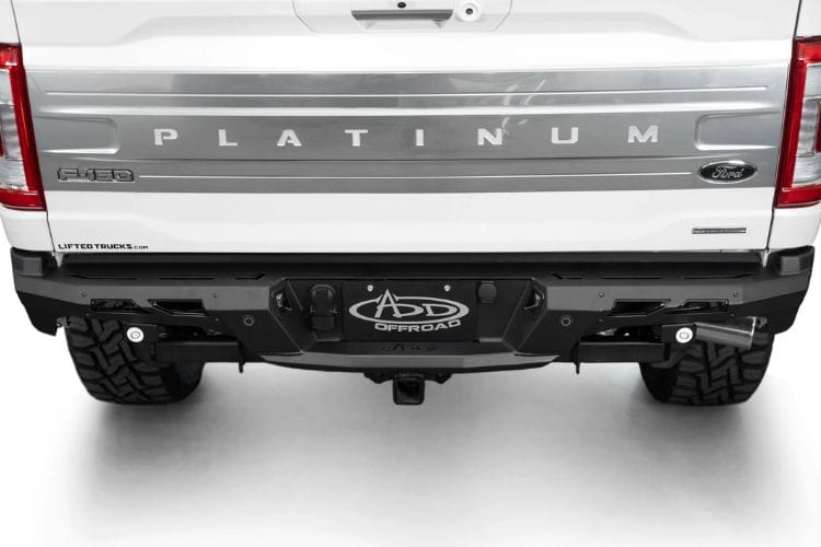 ADD Black Label rear bumper R190020NA0103 for 2024-2026 Ford F150 durable black rear bumper by Addictive Desert Designs