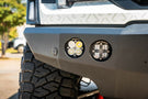 Road Armor Stealth steel front bumper 6221F0B-RD for 2021-2026 Ford Raptor durable steel front bumper round holes black