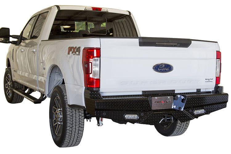 Frontier 100-11-7009 Ford F250/F350 Superduty 2017-2025 Diamond Rear Bumper with Sensor