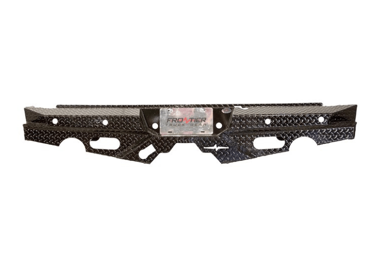 Frontier rear bumper Diamond 100-41-9006 for 2019–2024 Ram 2500/3500, providing rugged protection and heavy-duty rear-end coverage.