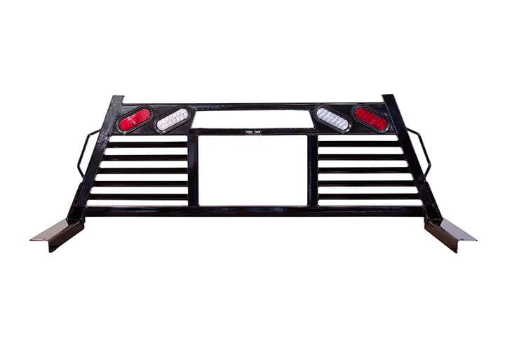 Frontier 110-41-0009 Dodge Ram 2500/3500 2010-2024 Heavy Duty Open Window Headache Rack with Lights