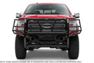 Frontier grille guard 200-51-5006 for 2015–2020 Ford F-150, heavy-duty steel design providing rugged front-end protection.