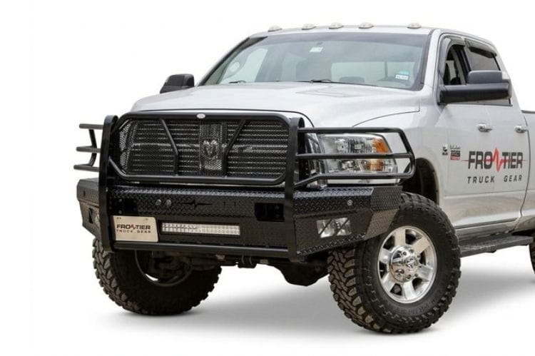 Frontier 300-41-0007 Original Dodge Ram 2500/3500 2010-2018 Front Bumper with Sensor Holes and Light Bar Option