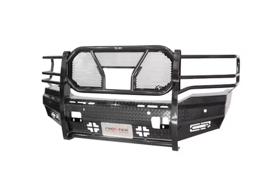 Frontier Original Series front bumper 300-41-9012 for 2019–2024 Ram 2500/3500, heavy-duty truck gear bumper with grille guard protection.