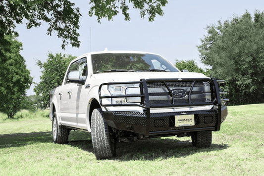 Frontier front bumper replacement 300-51-8005 for 2018–2020 Ford F150, aftermarket steel bumper for rugged front-end protection.
