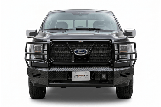 Frontier Front Bumper Replacement 300-52-1009 for 2021-2023 Ford F150, durable Frontier Gear bumper for truck front-end protection