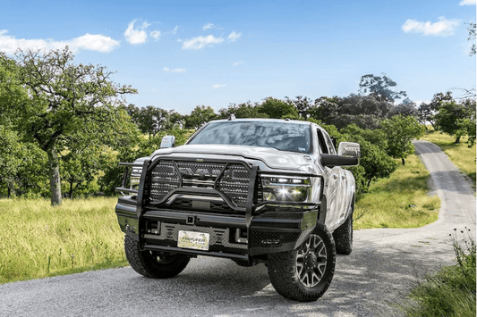 Frontier front bumper replacement with grille guard for 2025 Ram 2500/3500