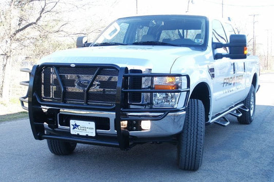 Frontier Truck Gear heavy duty steel grille guard 200-10-8003 for 2008-2010 Ford F250/F350 Superduty durable steel brush guard