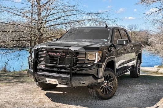 Frontier Original front bumper replacement 300-32-2006 for 2022-2026 GMC Sierra 1500 durable Frontier Truck Gear bumper black