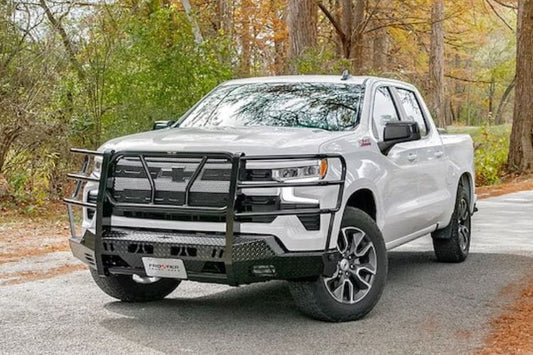 Frontier Original steel front bumper 300-22-2011 for 2022-2026 Chevy Silverado 1500 durable Frontier replacement bumper black