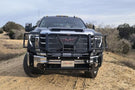 Frontier Truck Gear black grille guard 200-32-4007 for 2020-2026 GMC Sierra 2500HD/3500HD durable Frontier truck brush guard
