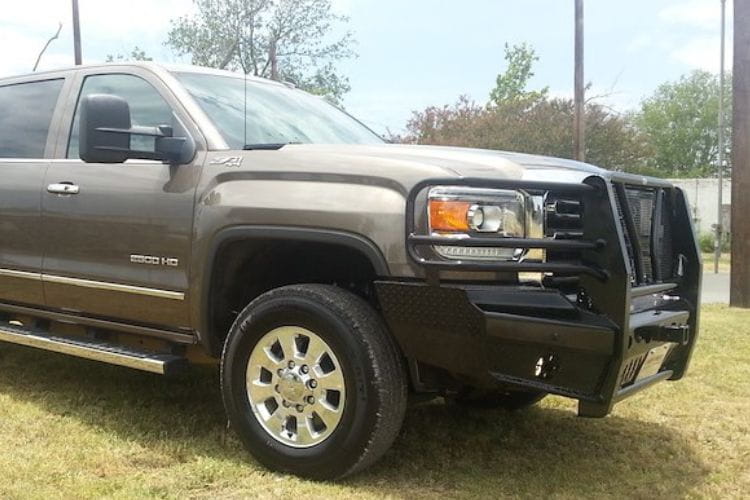 Frontier Truck Gear Pro front bumper 130-31-5005 for 2015-2019 GMC Sierra 2500HD/3500HD durable Frontier bumper black