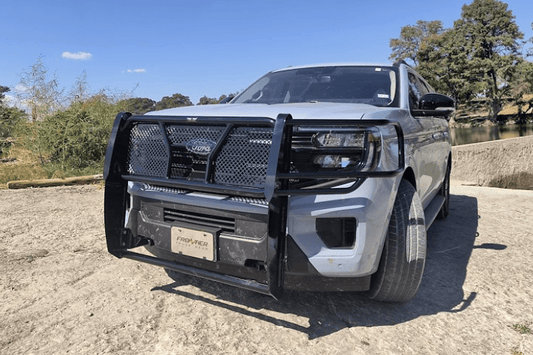Frontier Truck Gear Grille Guard 200-11-8004 installed on 2018–2026 Ford Expedition