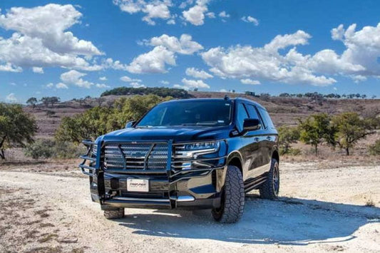 Frontier Truck Gear heavy duty grille guard 200-22-1003 for 2021-2024 Chevy Suburban durable truck grille guard protection