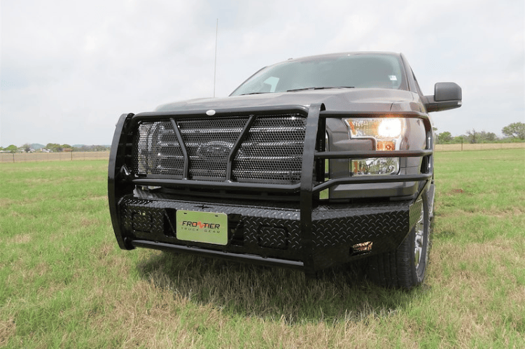 Frontier truck gear grille guard front bumper for 2015-2017 Ford F150