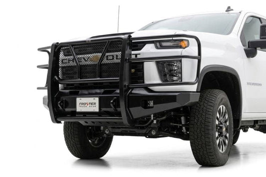 Frontier truck grille guard 200-22-4007 for 2024–2026 Chevy Silverado 2500HD and 3500HD heavy duty front protection