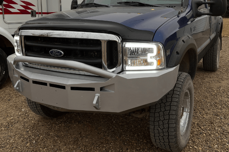 Heavy-duty Fusion 9904FORDFB steel front bumper for Ford F250/F350 Super Duty 1999–2004