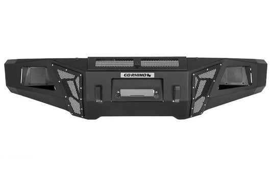 Go Rhino BR11 winch ready front bumper 24375T for 2017-2022 Ford F250/F350 Super Duty durable Go Rhino BR11 front bumper