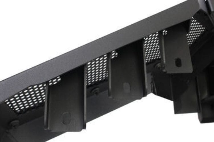 Go Rhino Element Front Bumper 341861T for 2023-2026 Chevrolet Silverado 1500 with power-actuated hide-away light bar mount design