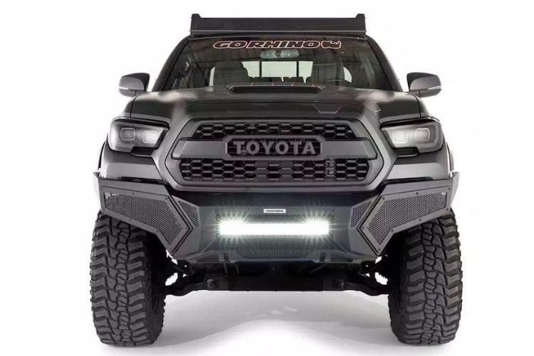 Go Rhino Element front bumper 34398T for 2021-2026 Ford F150 durable Go Rhino Element bumper black front protection