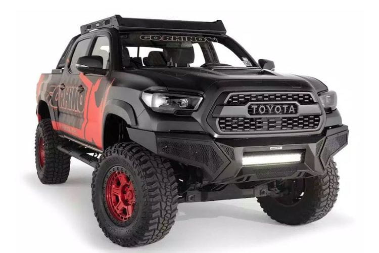 Go Rhino Element front bumper 34398T for 2021-2026 Ford F150 durable Go Rhino Element bumper black front protection