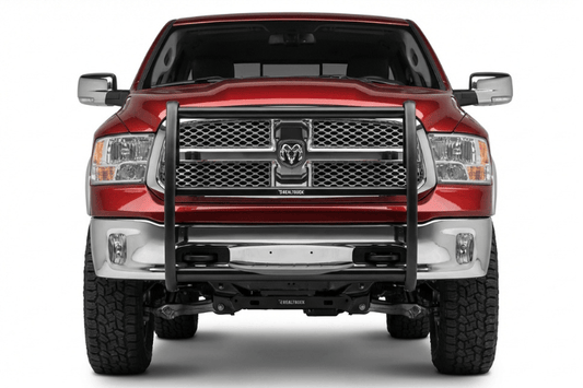 Go Rhino 3000 Series black grille guard 3128B for 2009–2018 Dodge Ram 1500 truck