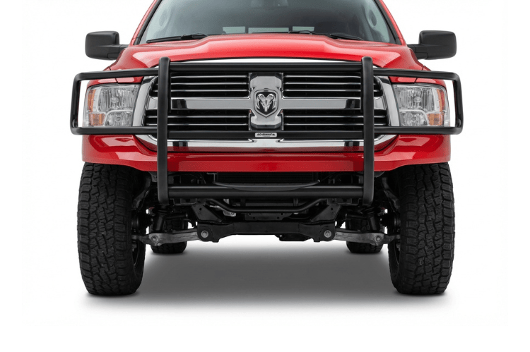 Go Rhino 3000 Series black grille guard 3128B for 2019–2024 Ram 1500 Classic truck