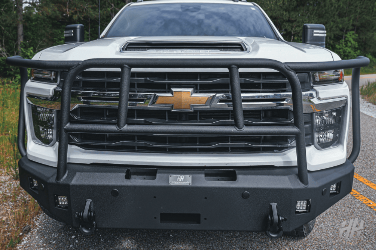 2024-2025 Chevy Silverado 2500/3500 Hammerhead Front Winch Bumper 600-56-1199 with full brush guard