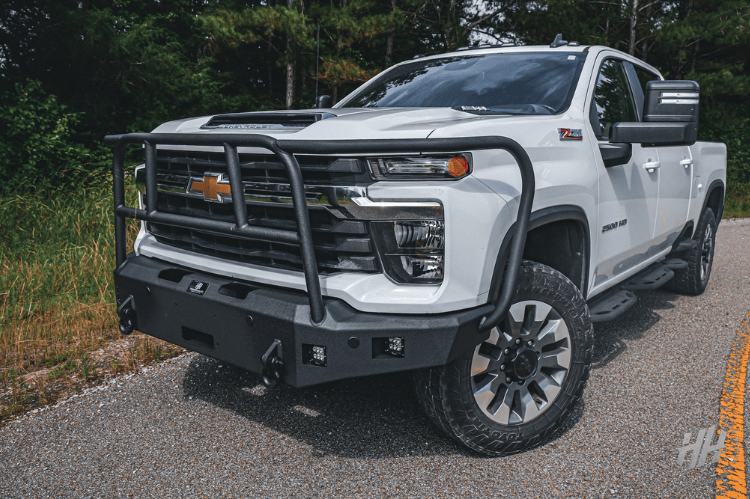 2024-2025 Chevy Silverado 2500/3500 Hammerhead Front Winch Bumper 600-56-1199 with full brush guard