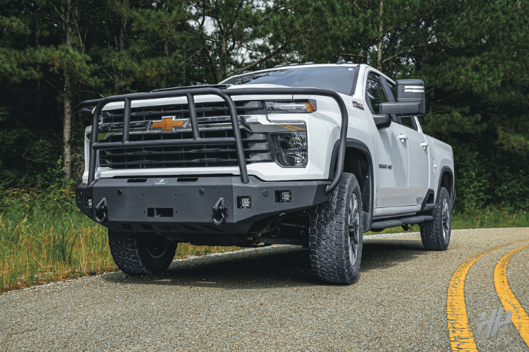 2024-2025 Chevy Silverado 2500/3500 Hammerhead Front Winch Bumper 600-56-1199 with full brush guard