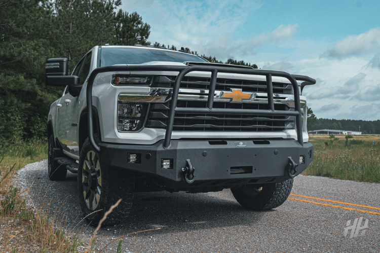 2024-2025 Chevy Silverado 2500/3500 Hammerhead Front Winch Bumper 600-56-1199 with full brush guard