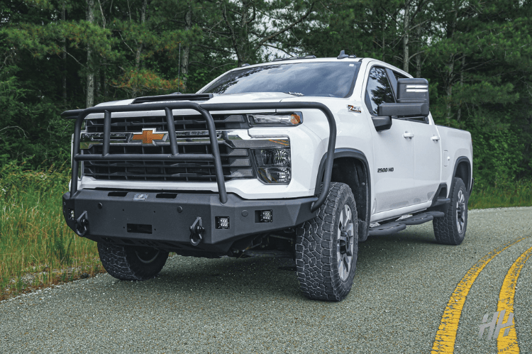 2024-2025 Chevy Silverado 2500/3500 Hammerhead Front Winch Bumper 600-56-1199 with full brush guard