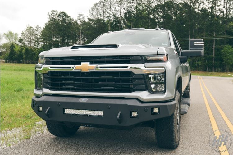 Hammerhead LowPro front bumper 600-56-1175 for 2024-2025 Chevy Silverado 2500/3500 durable low profile hammerhead front bumper