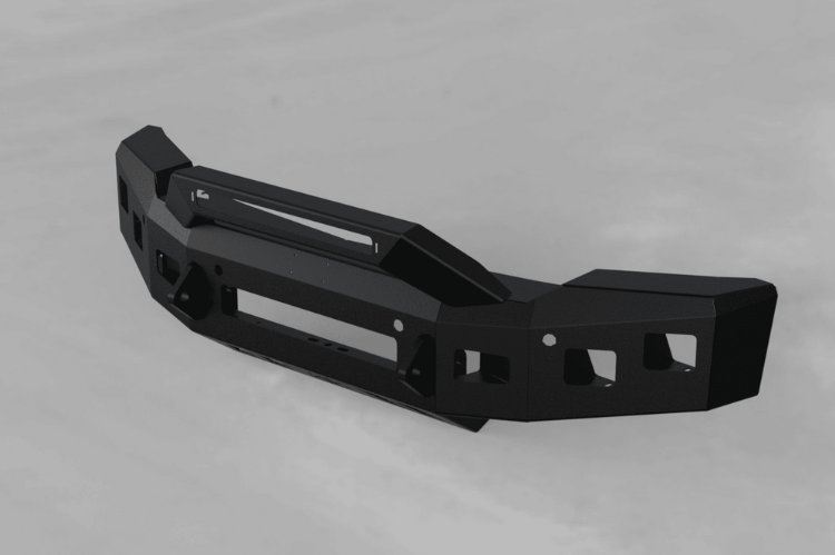 Hammerhead 600-56-0841 Chevy Silverado 1500 2019-2021 Front Bumper Low Profile Formed Guard Non-Winch