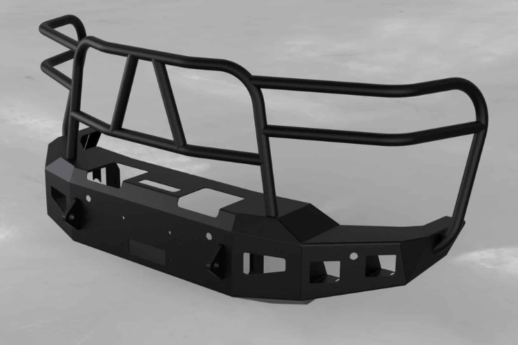 Hammerhead 600-56-0975 Chevy Silverado 2500/3500 2020-2023 X-Series Full Brushguard Front Bumper Winch Ready
